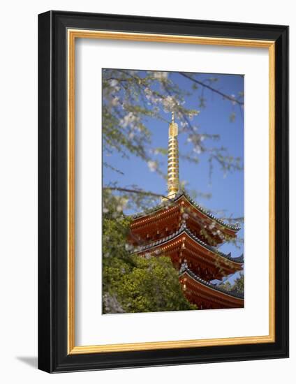 Pagoda at Tocho-Ji Temple, Fukuoka, Kyushu, Japan-Ian Trower-Framed Photographic Print