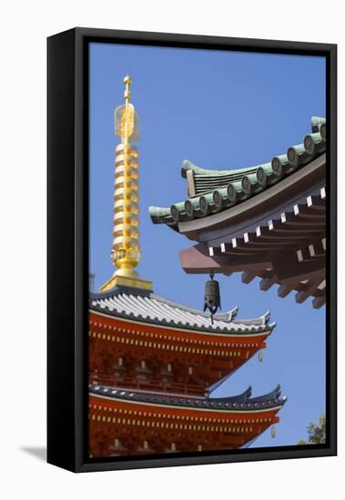 Pagoda at Tocho-Ji Temple, Fukuoka, Kyushu, Japan-Ian Trower-Framed Premier Image Canvas