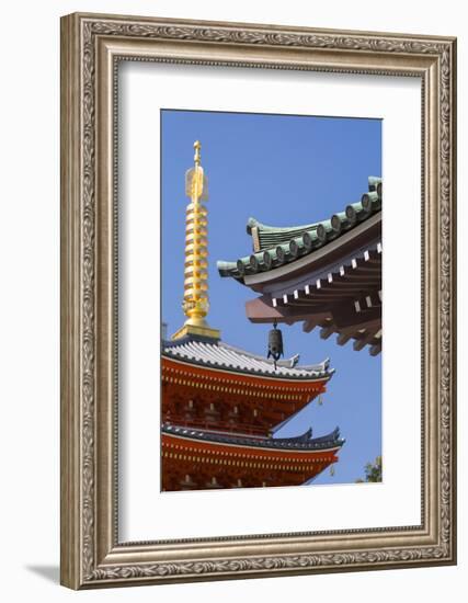 Pagoda at Tocho-Ji Temple, Fukuoka, Kyushu, Japan-Ian Trower-Framed Photographic Print