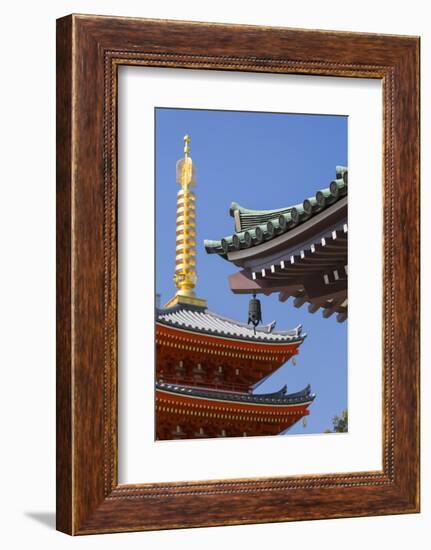 Pagoda at Tocho-Ji Temple, Fukuoka, Kyushu, Japan-Ian Trower-Framed Photographic Print