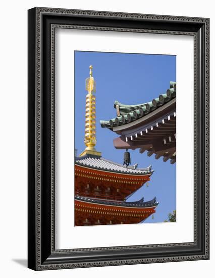 Pagoda at Tocho-Ji Temple, Fukuoka, Kyushu, Japan-Ian Trower-Framed Photographic Print