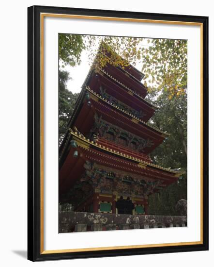 Pagoda at Toshogu Shrine, Nikko, Tochigi Prefecture, Japan-Christian Kober-Framed Photographic Print