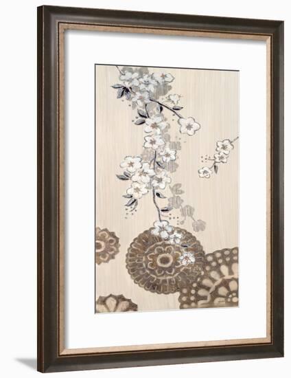 Pagoda Blossoms 1-Bella Dos Santos-Framed Art Print