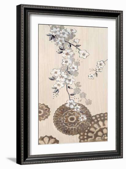 Pagoda Blossoms 1-Bella Dos Santos-Framed Art Print