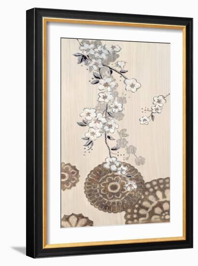 Pagoda Blossoms 1-Bella Dos Santos-Framed Art Print