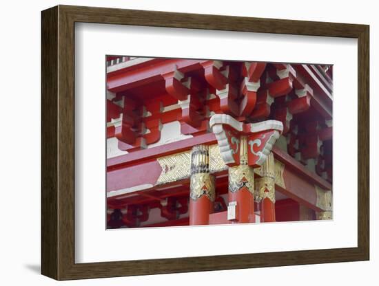 Pagoda, Japanese Garden, Golden Gate Park, San Francisco, California-Susan Pease-Framed Photographic Print