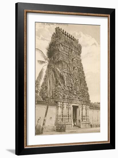 Pagoda, Pondicherry, India-null-Framed Art Print