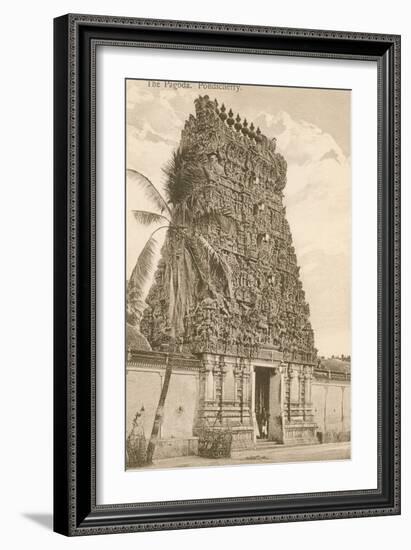 Pagoda, Pondicherry, India-null-Framed Art Print