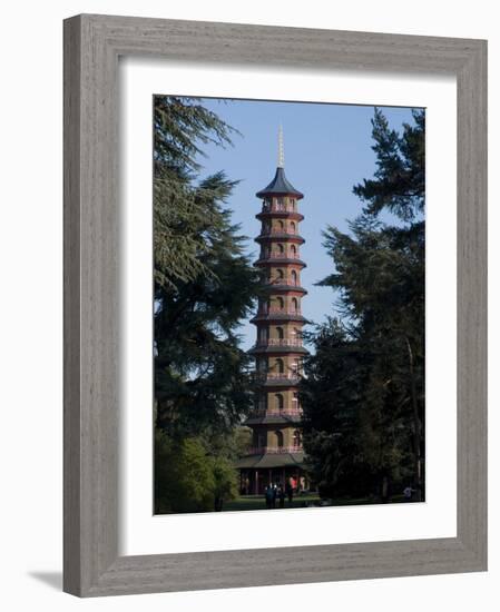 Pagoda, Royal Botanic Gardens, Kew, Surrey-Ethel Davies-Framed Photographic Print