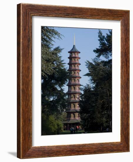 Pagoda, Royal Botanic Gardens, Kew, Surrey-Ethel Davies-Framed Photographic Print