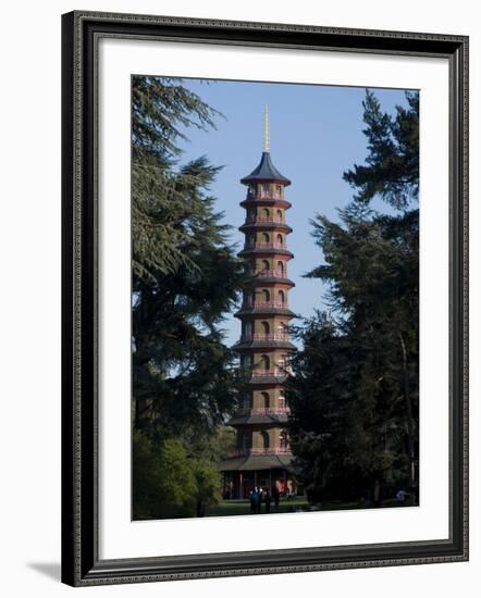 Pagoda, Royal Botanic Gardens, Kew, Surrey-Ethel Davies-Framed Photographic Print