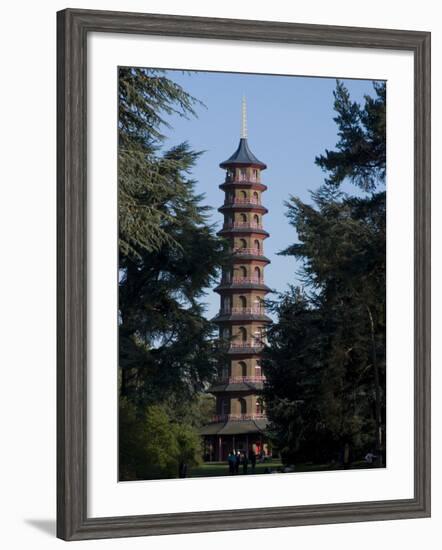 Pagoda, Royal Botanic Gardens, Kew, Surrey-Ethel Davies-Framed Photographic Print