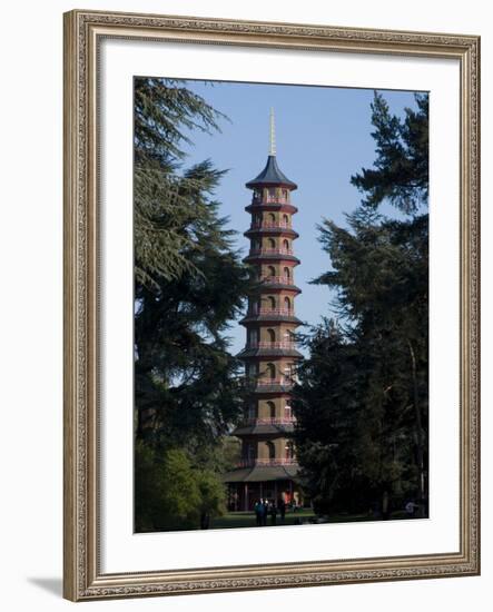 Pagoda, Royal Botanic Gardens, Kew, Surrey-Ethel Davies-Framed Photographic Print