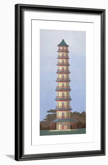 Pagoda-Andras Kaldor-Framed Premium Giclee Print