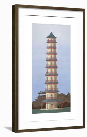 Pagoda-Andras Kaldor-Framed Premium Giclee Print