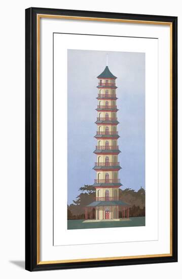 Pagoda-Andras Kaldor-Framed Premium Giclee Print