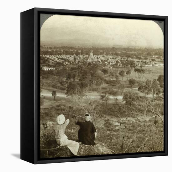 Pagodas, Mandalay, Burma, C1900s-Underwood & Underwood-Framed Premier Image Canvas