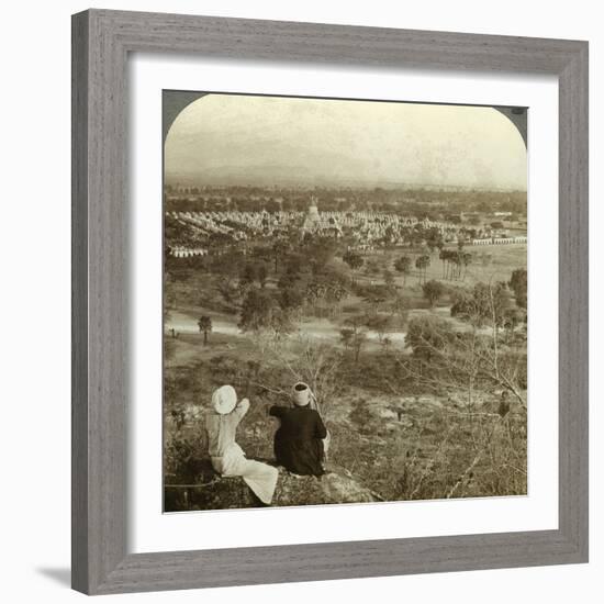 Pagodas, Mandalay, Burma, C1900s-Underwood & Underwood-Framed Photographic Print