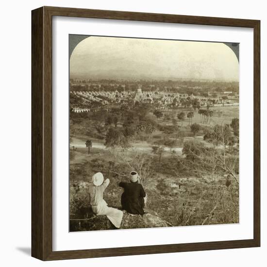 Pagodas, Mandalay, Burma, C1900s-Underwood & Underwood-Framed Photographic Print