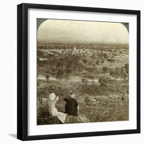 Pagodas, Mandalay, Burma, C1900s-Underwood & Underwood-Framed Photographic Print