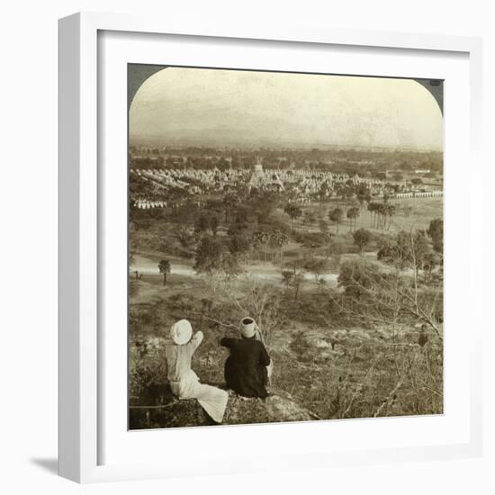 Pagodas, Mandalay, Burma, C1900s-Underwood & Underwood-Framed Photographic Print