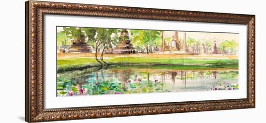 Pagodas-DannyWilde-Framed Art Print