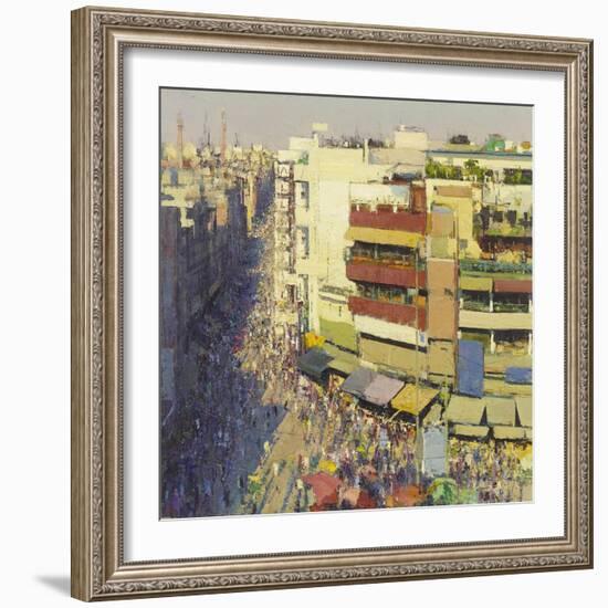 Paharganj Bazaar, Delhi, 2017-Andrew Gifford-Framed Giclee Print