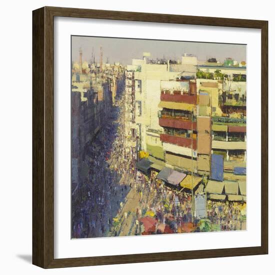 Paharganj Bazaar, Delhi, 2017-Andrew Gifford-Framed Giclee Print