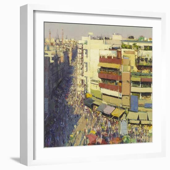 Paharganj Bazaar, Delhi, 2017-Andrew Gifford-Framed Giclee Print