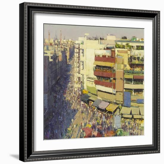 Paharganj Bazaar, Delhi, 2017-Andrew Gifford-Framed Giclee Print