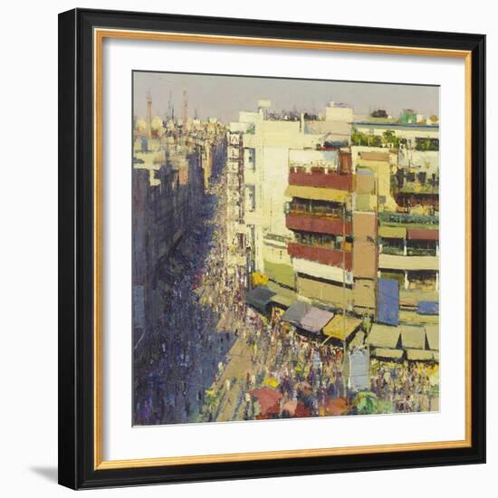 Paharganj Bazaar, Delhi, 2017-Andrew Gifford-Framed Giclee Print