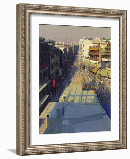 Paharganj Bazar, Delhi, 2017-Andrew Gifford-Framed Giclee Print