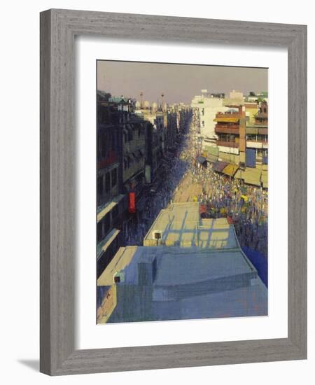 Paharganj Bazar, Delhi, 2017-Andrew Gifford-Framed Giclee Print