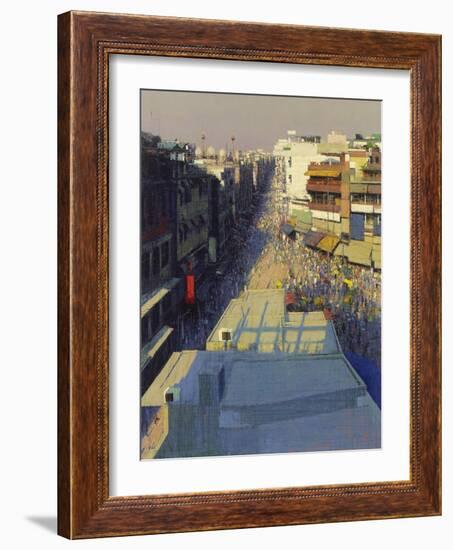 Paharganj Bazar, Delhi, 2017-Andrew Gifford-Framed Giclee Print