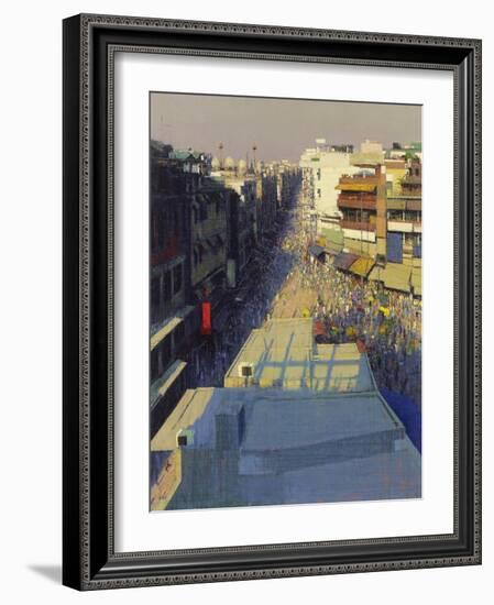 Paharganj Bazar, Delhi, 2017-Andrew Gifford-Framed Giclee Print