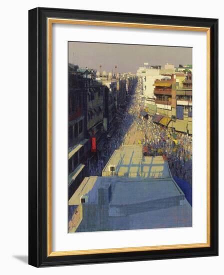 Paharganj Bazar, Delhi, 2017-Andrew Gifford-Framed Giclee Print