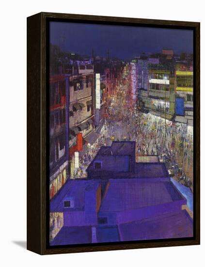 Paharganj Main Bazaar Ii, Delhi, 2017-Andrew Gifford-Framed Premier Image Canvas