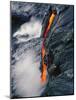 Pahoehoe Lava Flow From Kilauea Volcano, Hawaii-Brad Lewis-Mounted Photographic Print