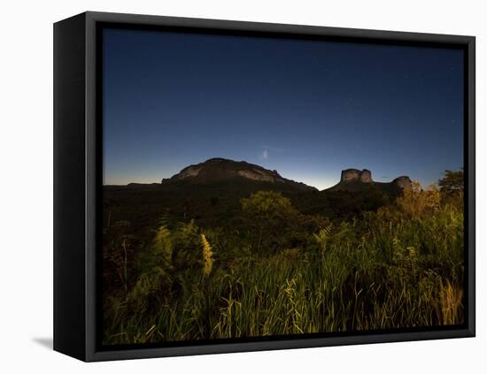 Pai Inacio in Chapada Diamantinas National Park at Night-Alex Saberi-Framed Premier Image Canvas