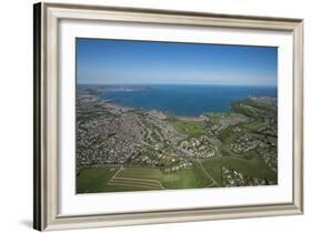 Paignton Bay with Torquay in the Background, Devon, England, United Kingdom, Europe-Dan Burton-Framed Photographic Print