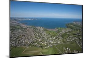 Paignton Bay with Torquay in the Background, Devon, England, United Kingdom, Europe-Dan Burton-Mounted Photographic Print
