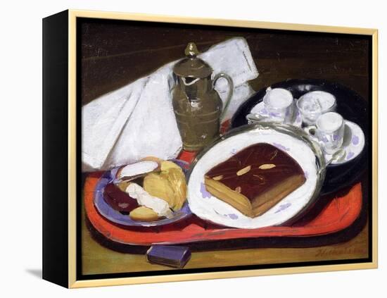 Pain D'epice, or Cake for Tea, 1919 (Oil on Canvas Mounted on Board)-William Nicholson-Framed Premier Image Canvas