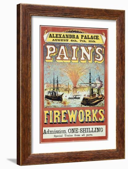 Pain's Fireworks-null-Framed Giclee Print