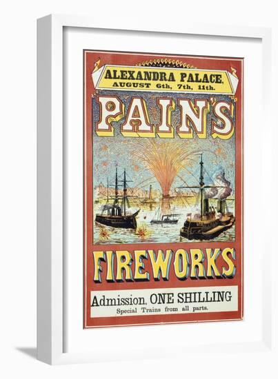 Pain's Fireworks-null-Framed Giclee Print