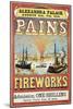 Pain's Fireworks-null-Mounted Giclee Print