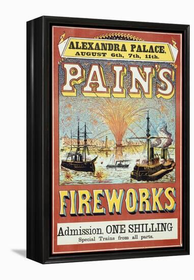 Pain's Fireworks-null-Framed Premier Image Canvas