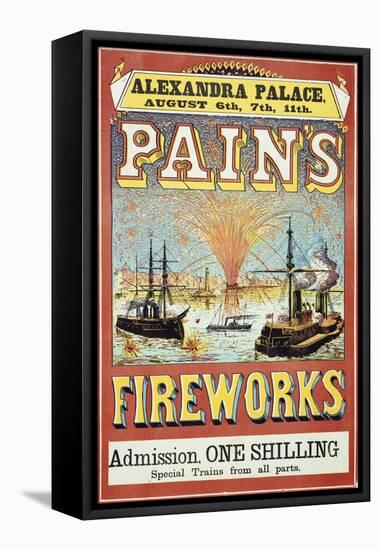 Pain's Fireworks-null-Framed Premier Image Canvas