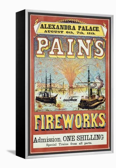 Pain's Fireworks-null-Framed Premier Image Canvas