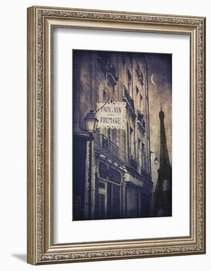 Pain Vin Eiffel-Dawne Polis-Framed Art Print