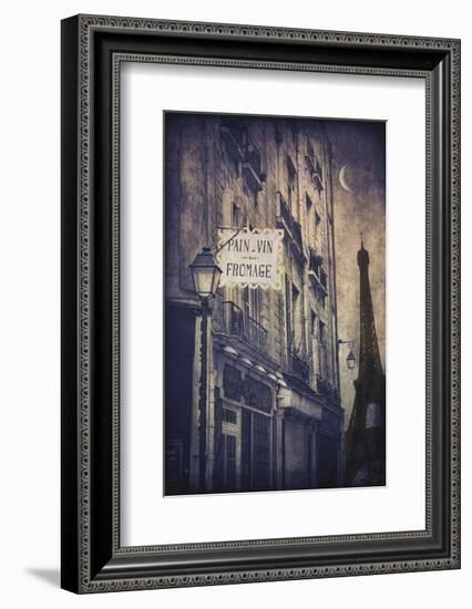 Pain Vin Eiffel-Dawne Polis-Framed Art Print